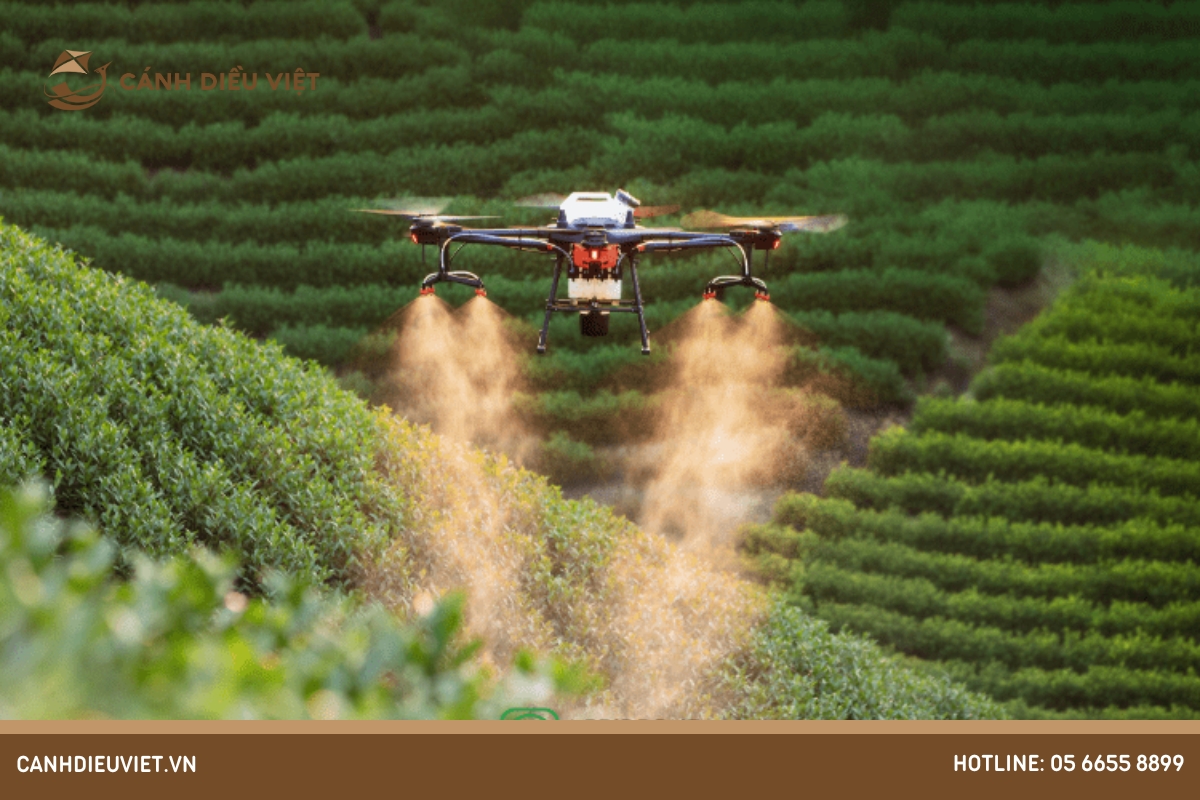 Lý do nên ứng dụng máy bay nông nghiệp trong việc rải phân bón hữu cơ vi sinh