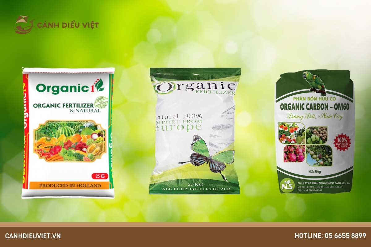 Những loại phân bón hữu cơ organic có trên thị trường