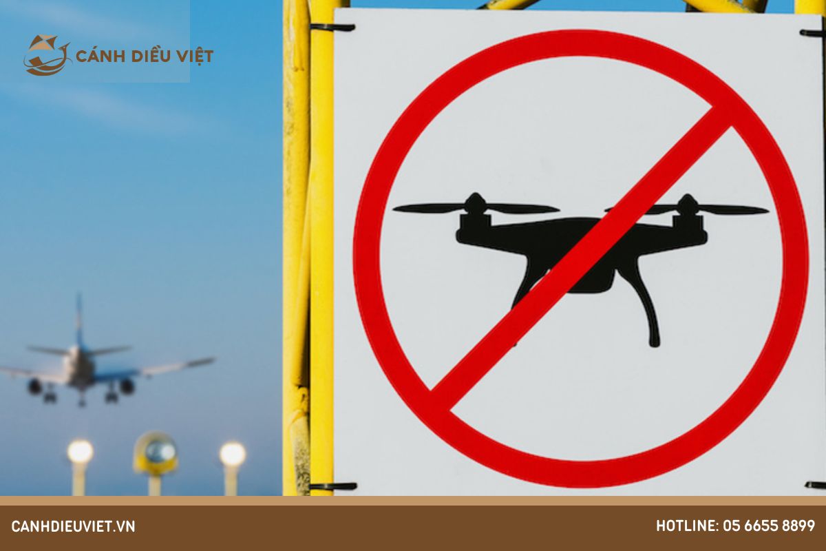các khu vực cấm bay flycam