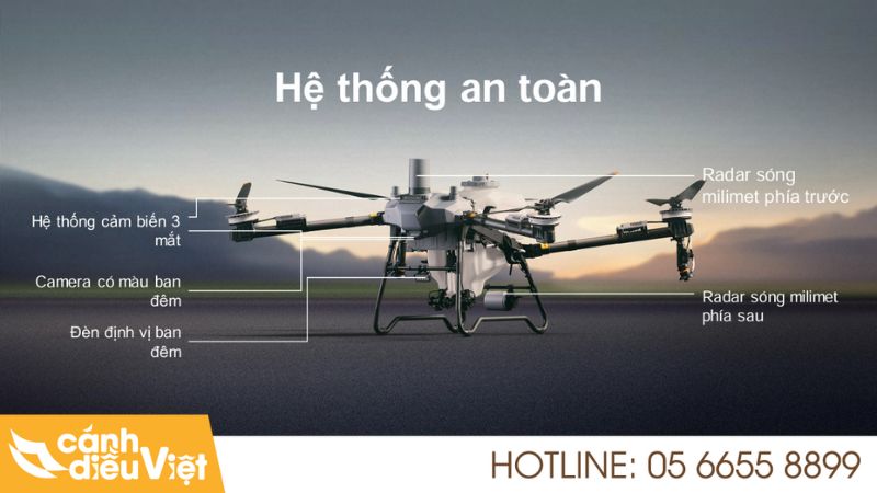 Review DJI Agras T70P: Giải Pháp Tối Ưu Nông Nghiệp quy mô lớn 8 Bay an toàn nhờ hệ thống radar và thị giác ba mắt