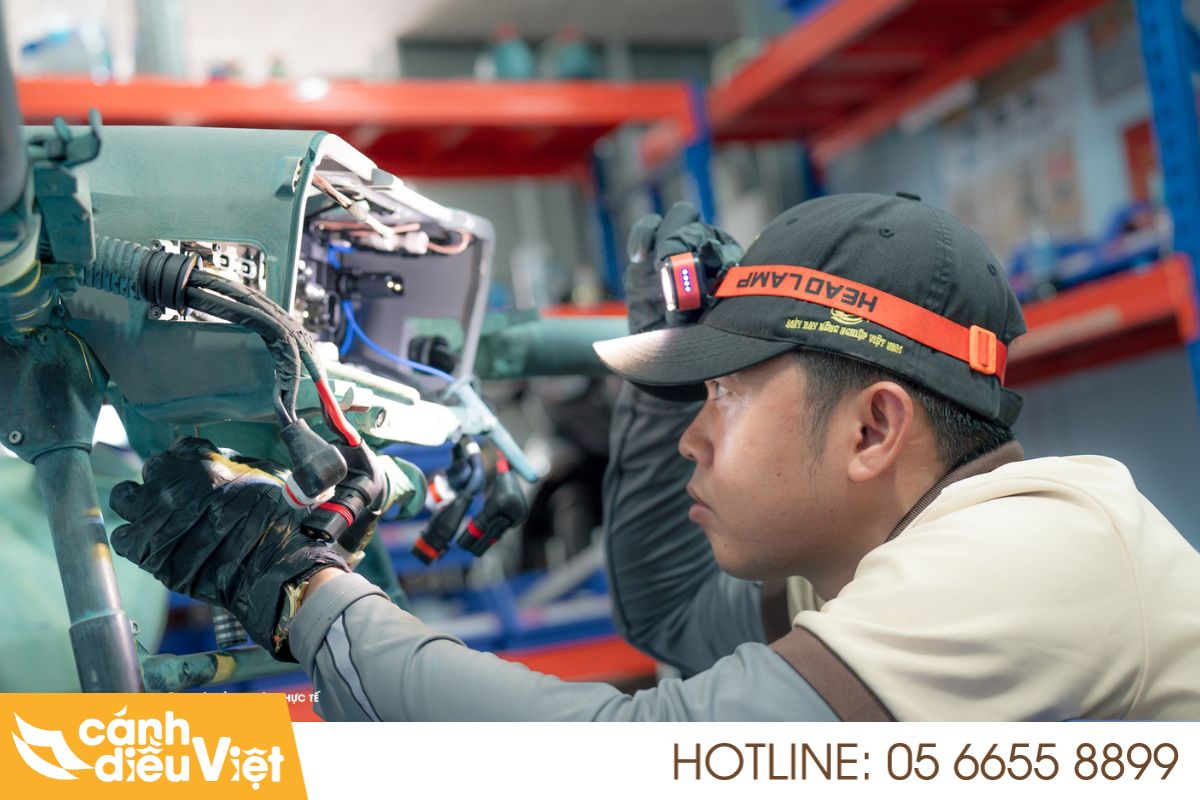 Câu hỏi về vận hành và bảo dưỡng dji t25