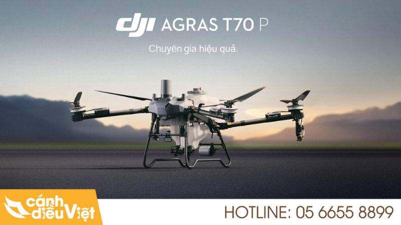 Review DJI Agras T70P: Giải Pháp Tối Ưu Nông Nghiệp quy mô lớn 6 Đánh giá thiết kế máy bay phun thuốc DJI T70P