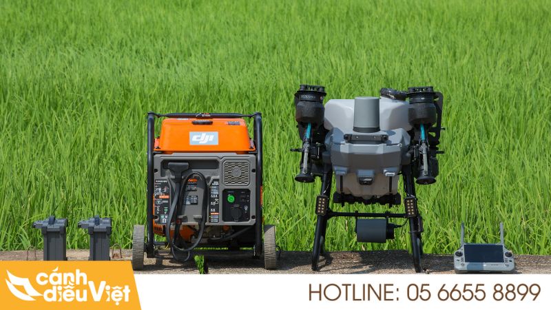 Máy bay phun thuốc DJI Agras T25P - nhỏ gọn, đa năng, mạnh mẽ 27 Hệ thống năng lượng và vận hành của dji t25p
