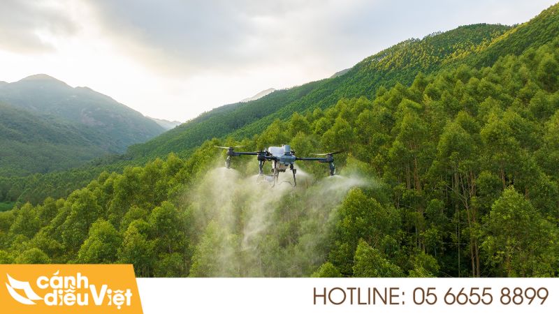 Máy bay phun thuốc DJI Agras T25P - nhỏ gọn, đa năng, mạnh mẽ 21 Hệ thống phun của dji t25p