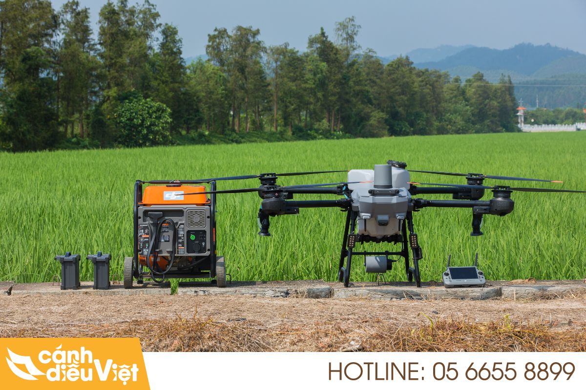 Review DJI Agras T25P 10 Hệ thống pin và sạc dji t25p