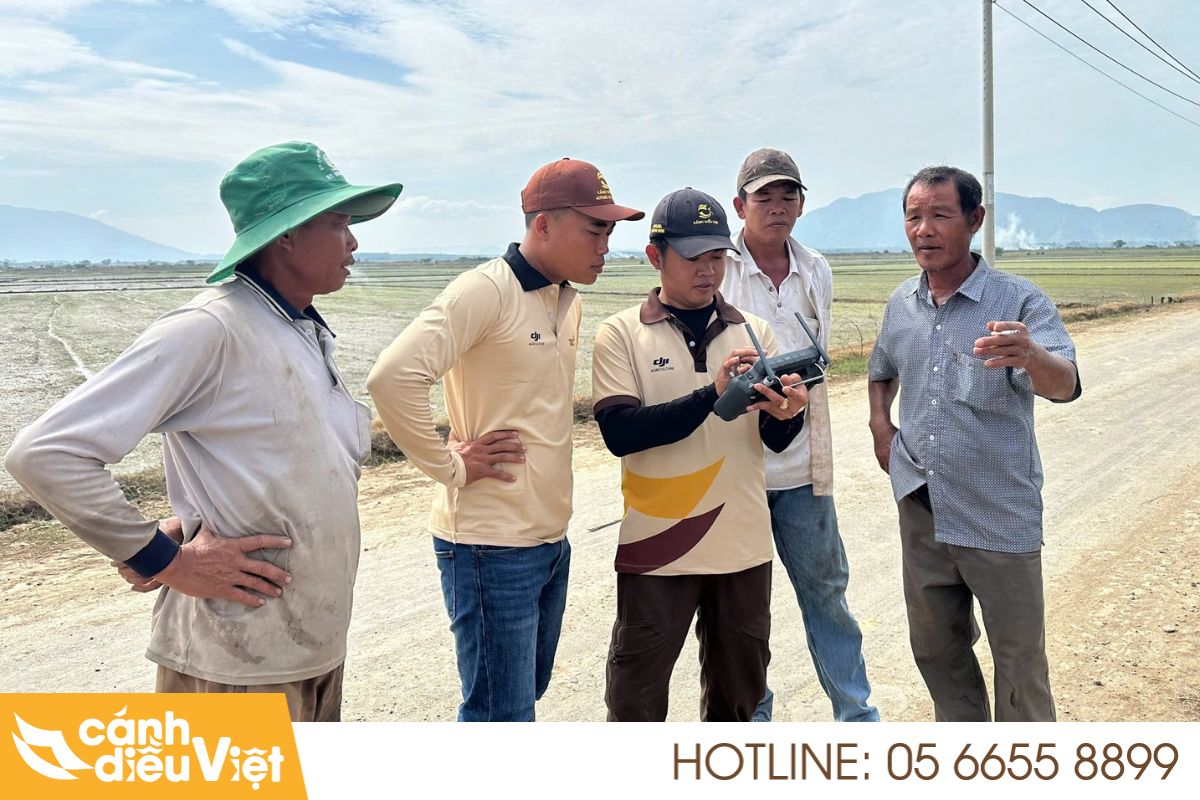 Máy Bay Phun Thuốc Cho Lê X2 Năng Suất, Giảm Chi Phí 6 Quy trình triển khai dịch vụ drone phun thuốc tại Cánh Diều Việt