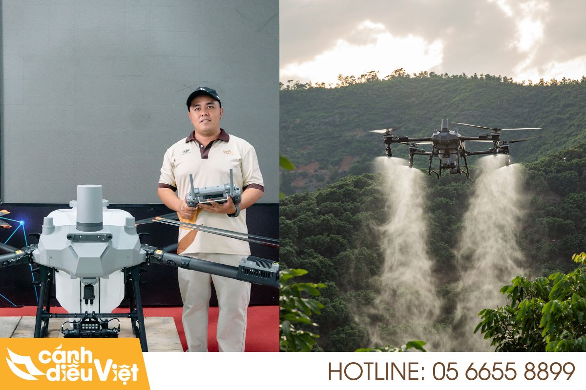 Ứng dụng máy bay DJI T70P phun thuốc cho cây hồ tiêu 175 Máy bay DJI T70P phun thuốc cho cây hồ tiêu