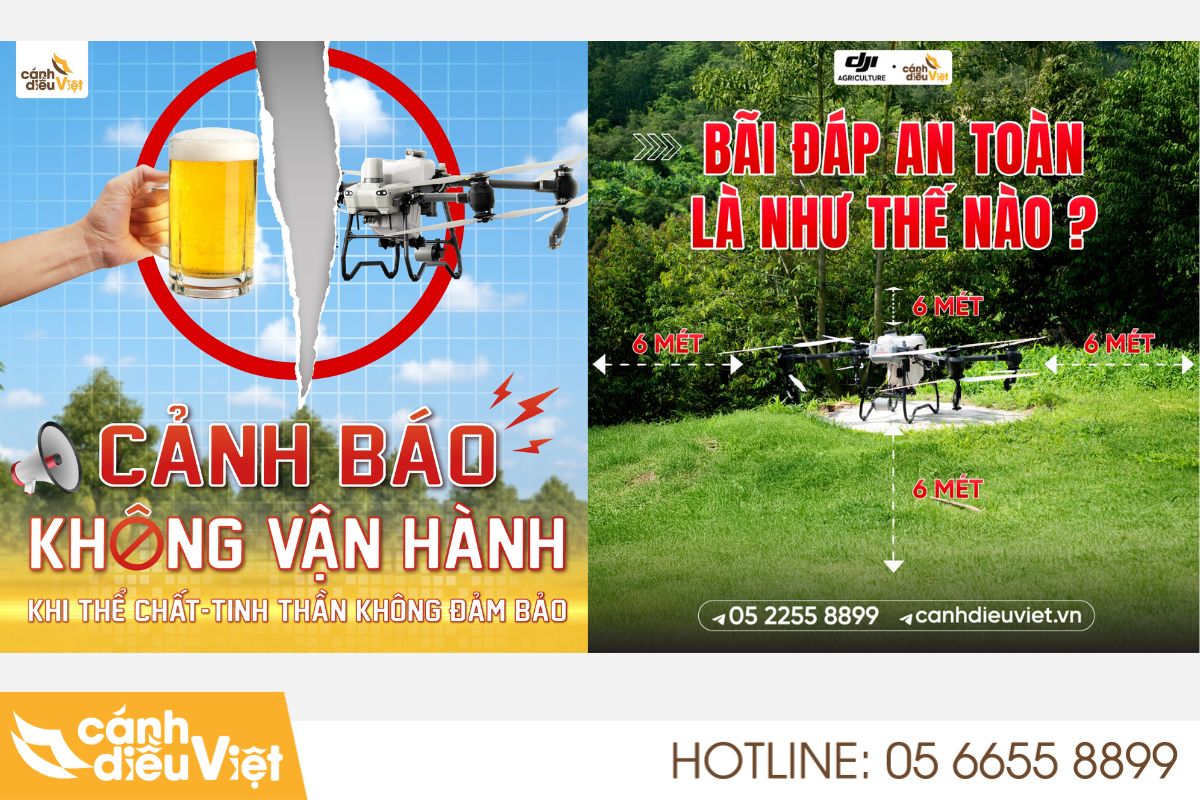 Nguyên tắc an toàn bay máy bay phun thuốc