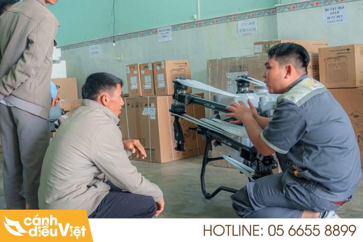 Hướng Dẫn Vệ Sinh Máy Bay DJI T70P Sau Mỗi Chuyến Bay 6 Những lưu ý quan trọng khi vệ sinh DJI T70P