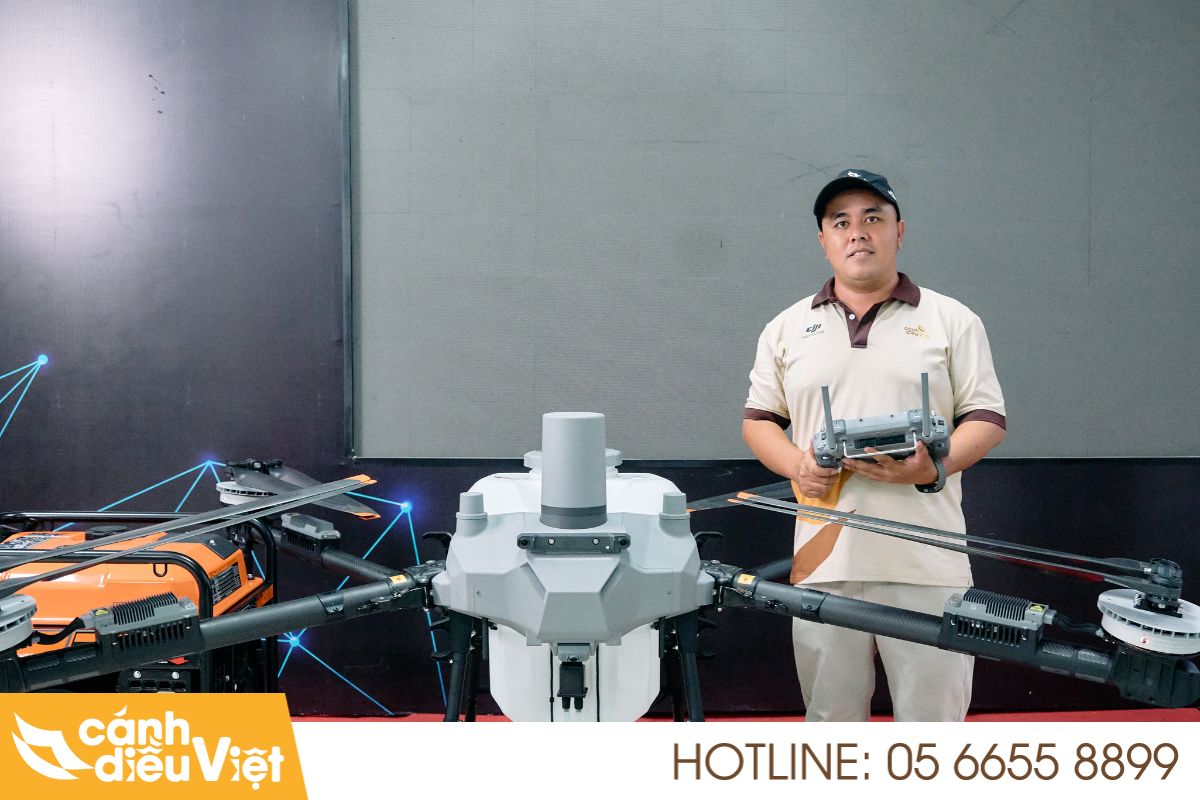 Quy trình 5 bước phun thuốc trừ bệnh nấm bằng drone