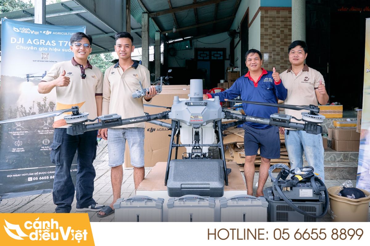 Danh sách Showroom của Cánh Diều Việt 1 Quy trình phun thuốc cho cây chè bằng máy bay dji t70p