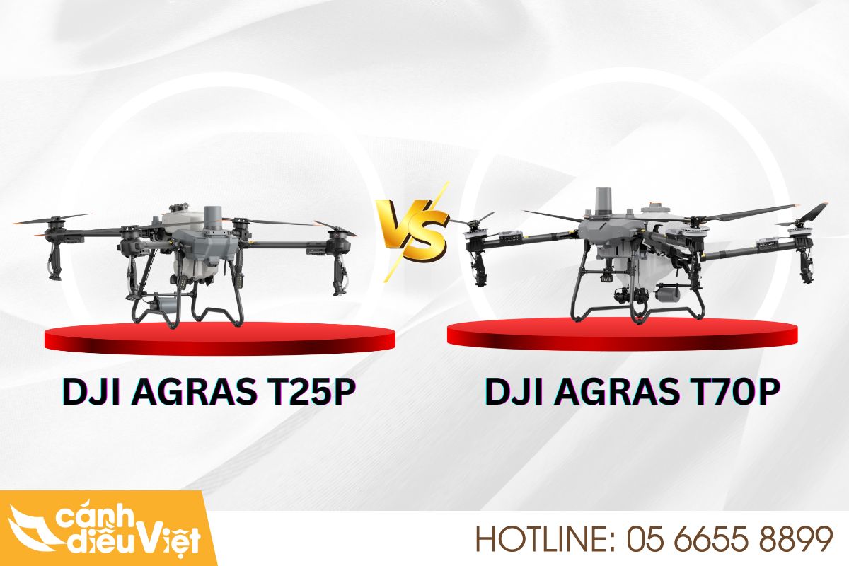 So sánh DJI T70P và DJI T25P | Nên chọn dòng nào là phù hợp? 3 So sánh DJI T70P và DJI T25P