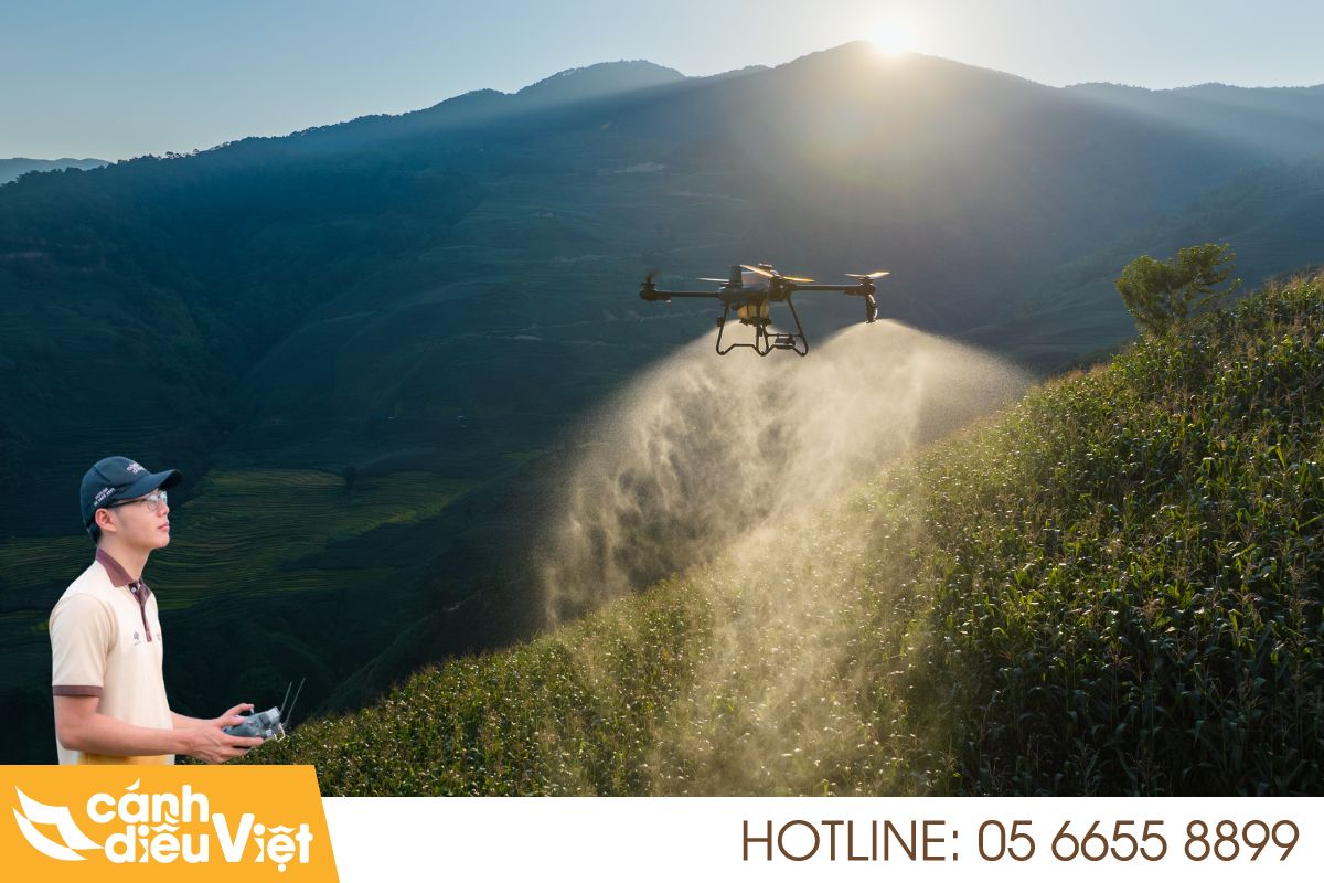 5+ Ứng dụng máy bay phun thuốc DJI T25P Trong Nông Nghiệp 4 Ứng dụng t25p phun thuốc bảo vệ thực vật