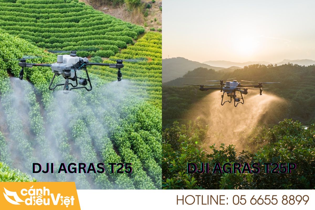 So sánh DJI T25P và DJI T25: Có nên nâng cấp? 2 Ưu nhược điểm giữa dji t25p và t25
