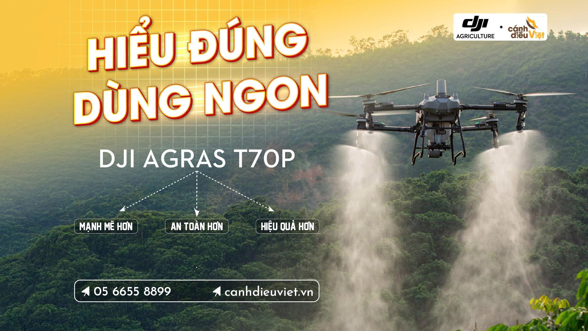hieu dung dung ngon dji t70p
